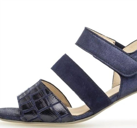 Gabor - Women Leather And Suede Strappy Heel