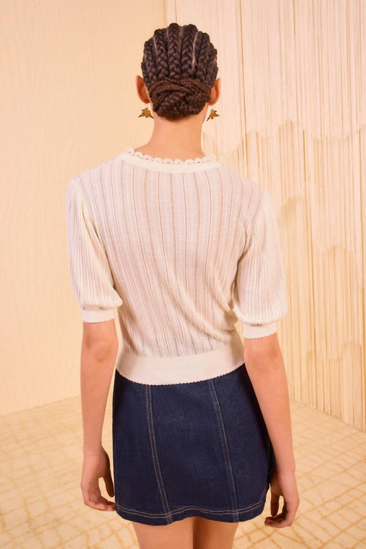 Ulla Johnson - Gemma Short Sleeve Knit Top