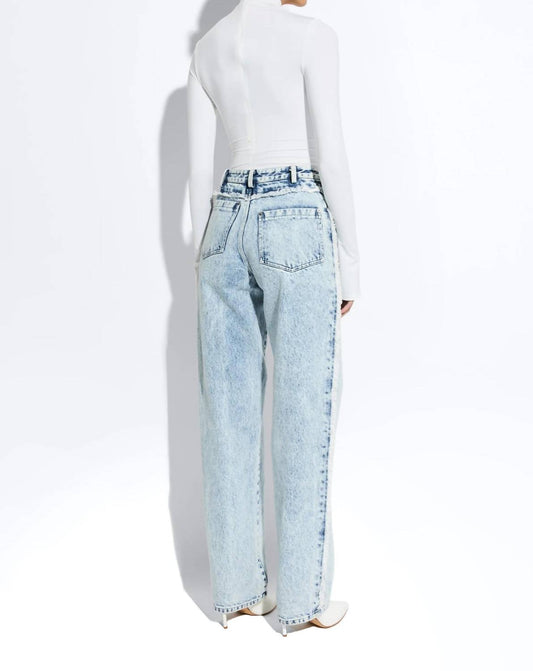 Lapointe - Lightwash Denim Double Seam Pant