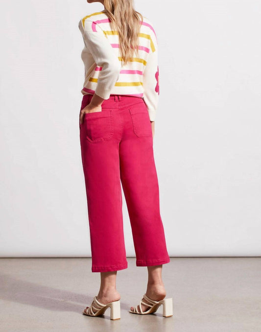 Tribal - Audrey Button Fly Wide Leg Jean