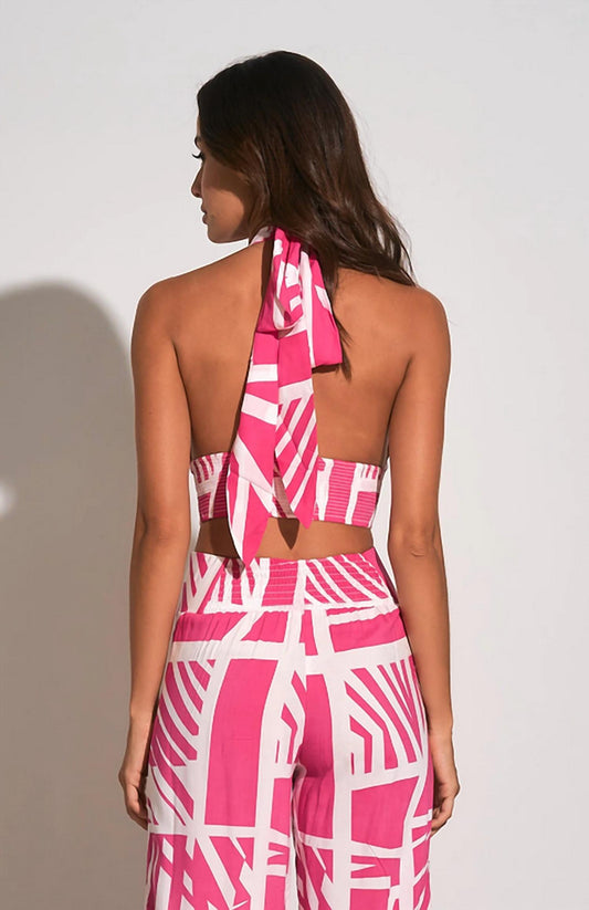 Elan - Criss Cross Halter Top