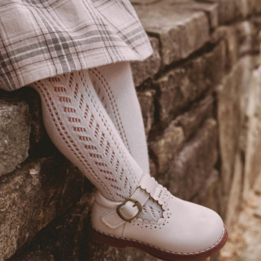 Elegant Baby - Baby Pointelle Tights - Set Of 2