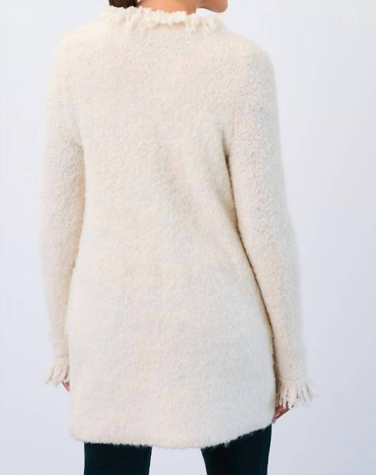 Fdj - Fringed Cardigan Coat