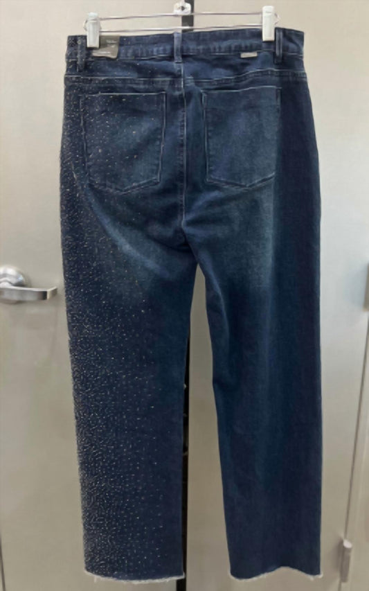 Tractr - Women's Sequin Straight Jeans
