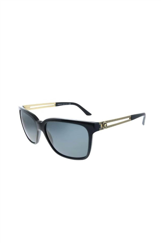 Versace - Square Plastic Sunglasses with Grey Lens