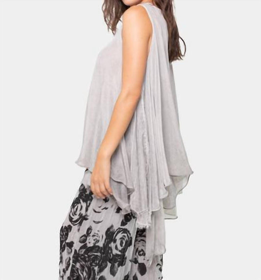 Baci - Asymmetrical Raw Edge Tank