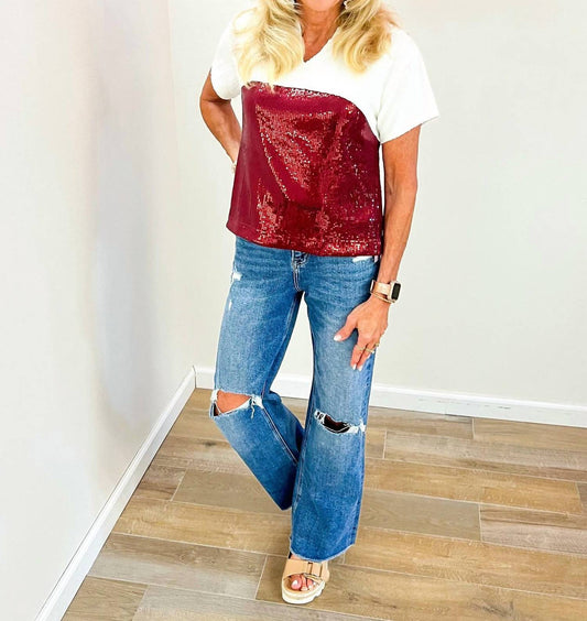 Mary Square - Diane Sequin Top