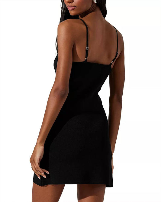 Astr - Alair Bow Sweater Mini Dress