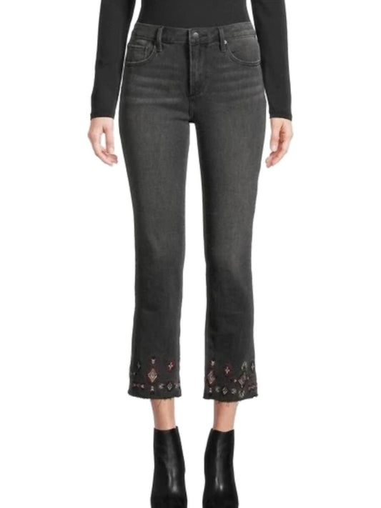Driftwood - Colette Embroidered Cropped Jeans