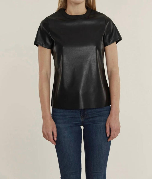 Dolce Cabo - Faux Leather Shirt