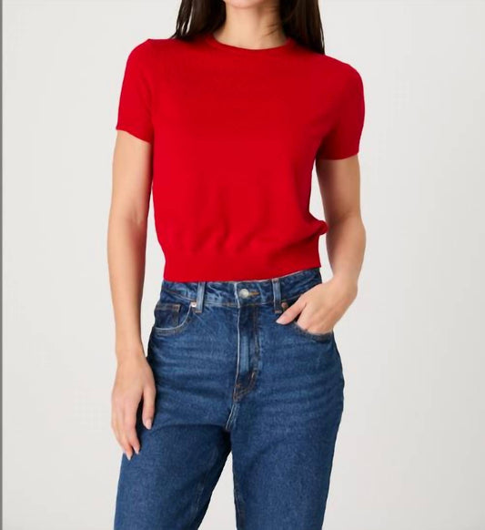 French Connection - Nola Fine Knit Short Sleeve Sweater