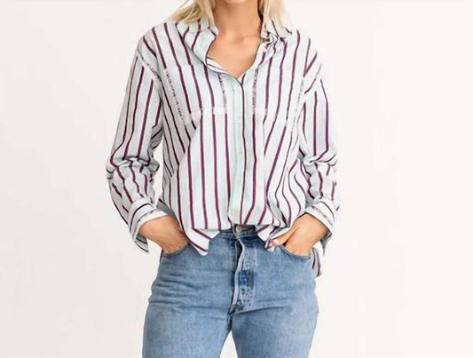 Kerri Rosenthal - Marti Striped Actually Shirt