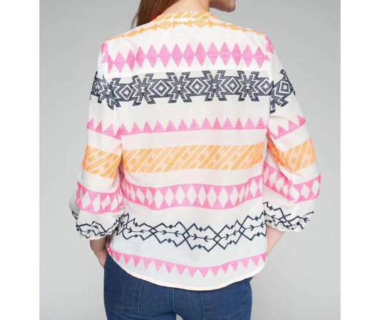 Vilagallo - Drew Bordado Neon Top