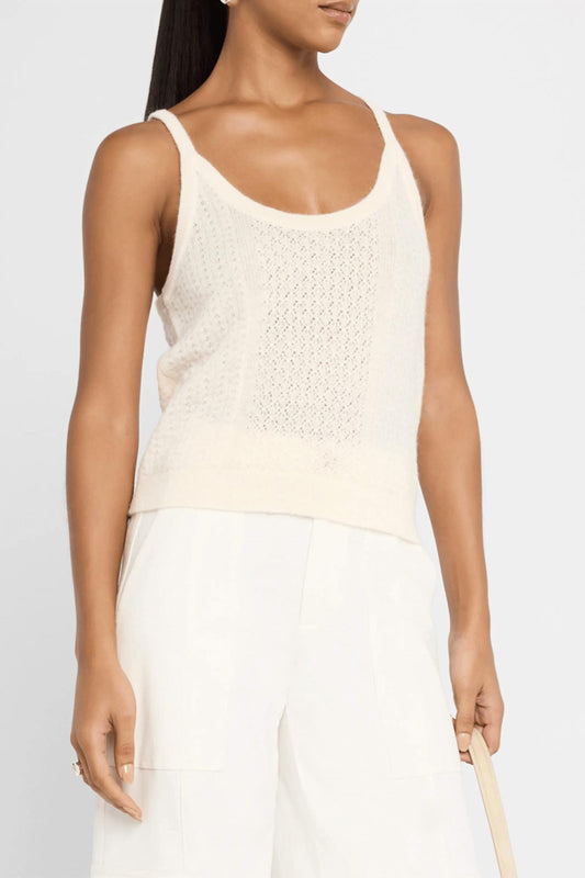 Atm - Mixed Stitch Tank Top