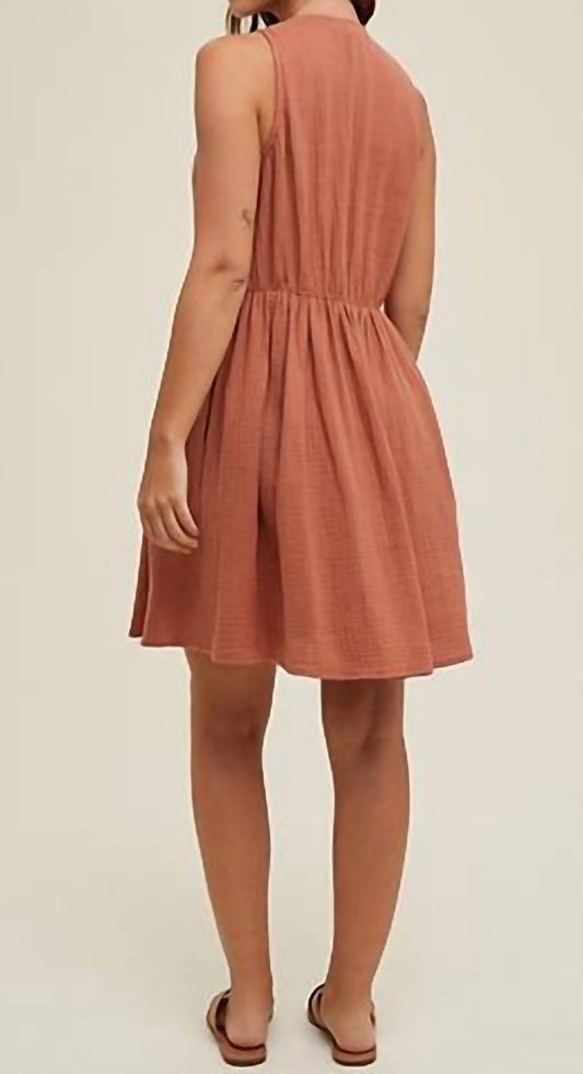 Wishlist - Brinkley Button-up Mini Dress
