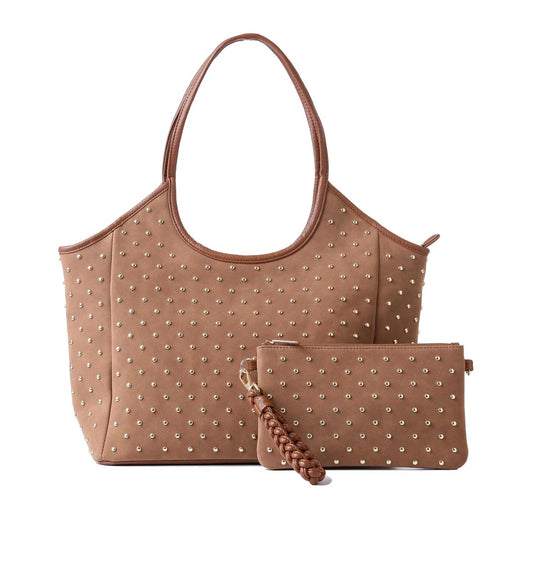 Haute Shore - ISLA Studded Suede Tote