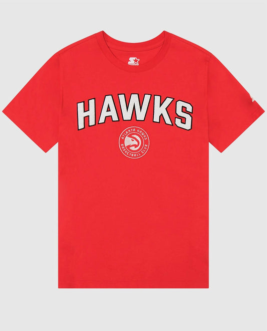 Starter - Men's Atlanta Hawks Retro Short Sleeve Shirt