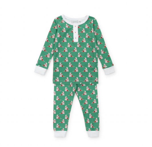 Lila + Hayes - Boys Santa's Helper Pajama Set