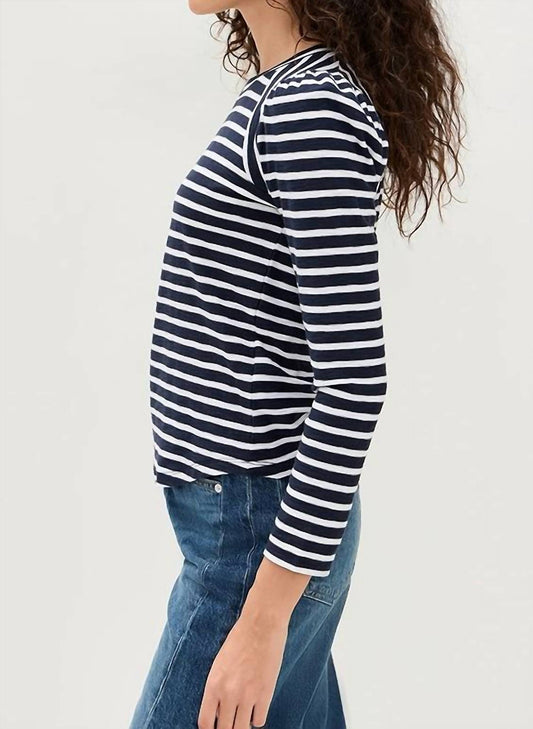 Veronica Beard - Mason Baseball Long Sleeve Tee