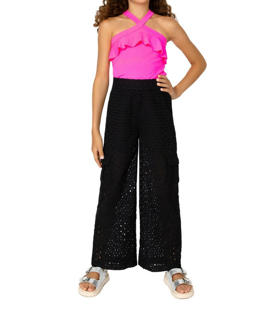 Mia - Girls' Flutter Crossover Top