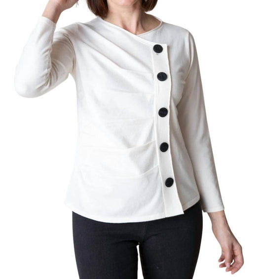 Habitat - Cotton Buttery Knit Ruched Pullover Sweater