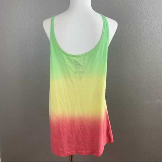 Bob Marley - Teen's One Love Collage Tie-dye Tank Top