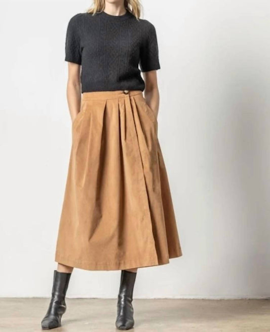 Lilla P - Corduroy Wrap Skirt