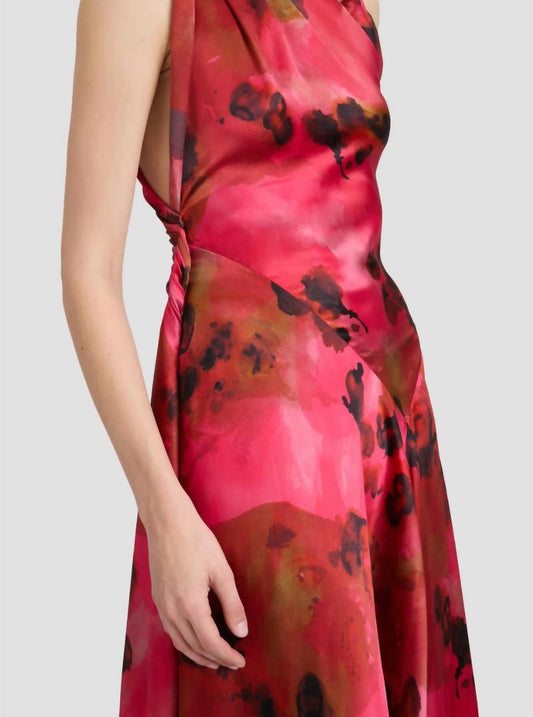 Victoria Beckham - Sleeveless Draped Midi Dress