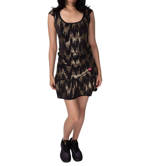 Love Love Tennis - Women's Black Monroe Tennis Dress