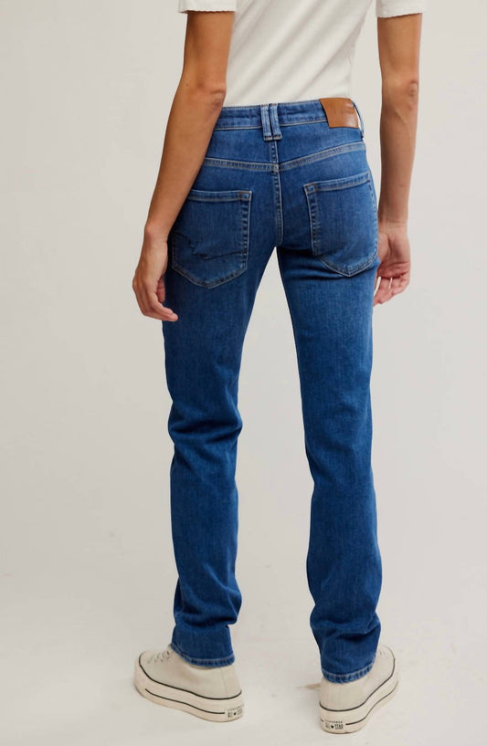 Free People - Oracle Low Rise Slim Straight Leg Jeans