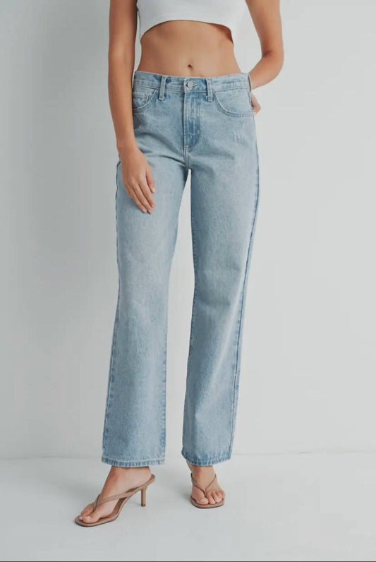 Just Black Denim - Relaxed Straight Jeans
