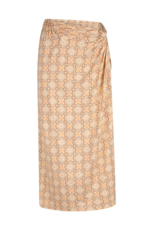 Esqualo - Women's Star Knotted Midi Skirt