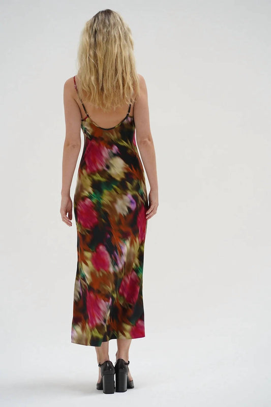 Lna - Josie Slip Blurred Floral Dress