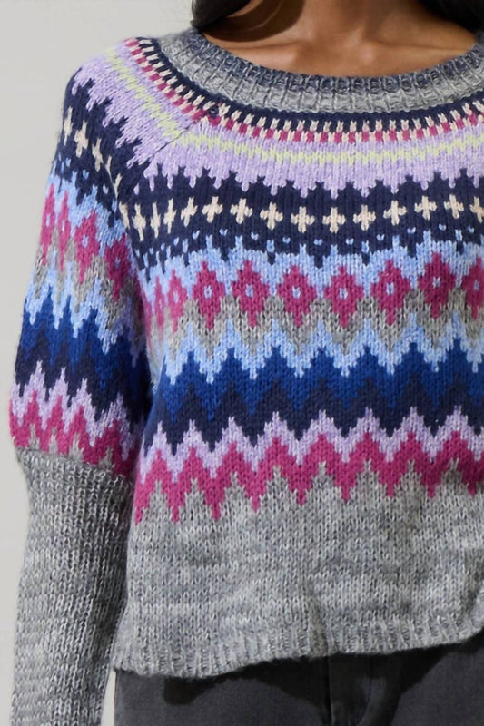Sugarlips - Daria Fair Isle Sweater