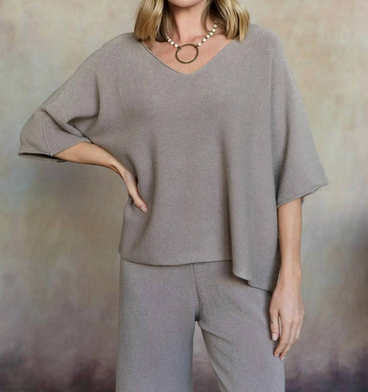 Cobblestone Living - Coletta Short Sleeve Sweater