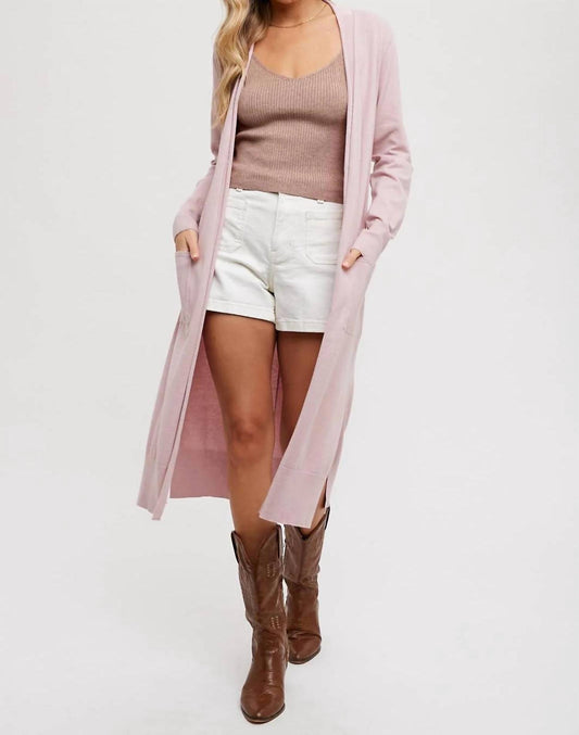 Bluivy - Longline Open Front Cardigan