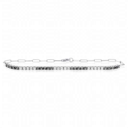 Diana M Jewels - Diamond And Gemstone Tennis Bracelet
