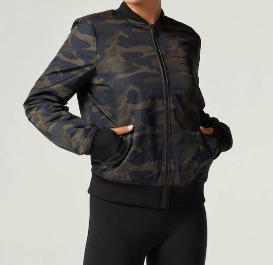Blanc Noir - Women's Reversible Bomber Jacket