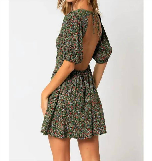 Olivaceous - Irena Mini Dress