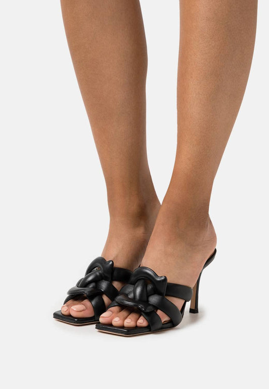 Coach - Women's Kellie Leather Heeled Mules