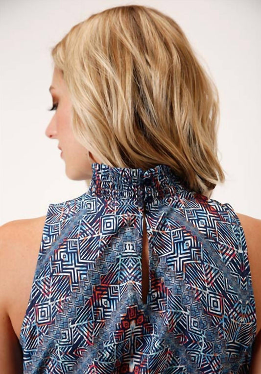 Roper - Tribal Border Print Western Dress