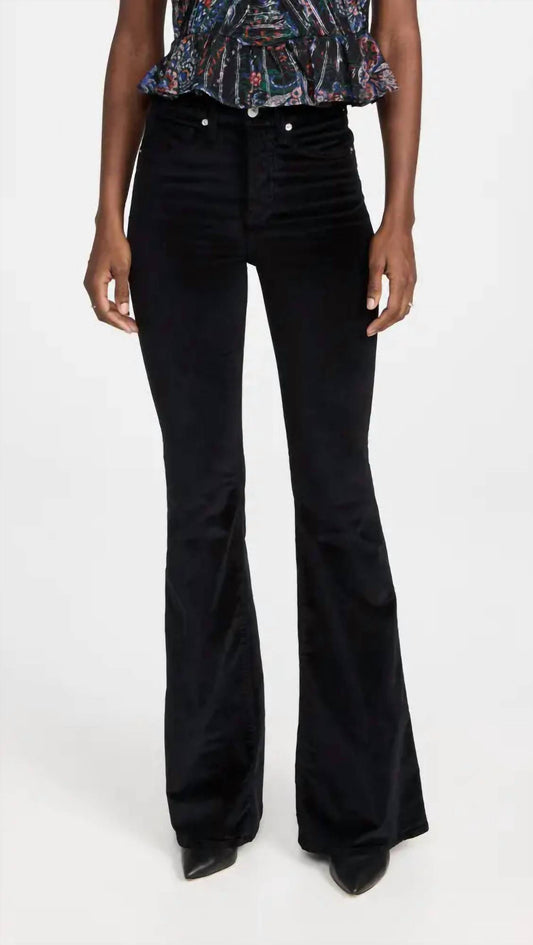 Veronica Beard - Sheridan Velvet Bell Bottom Pants
