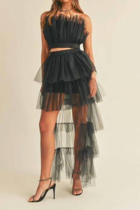 Mable - Audrey Tulle Tube Top