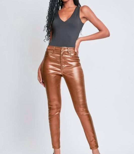Ymi - Lina High Rise Metallic Skinny Jean