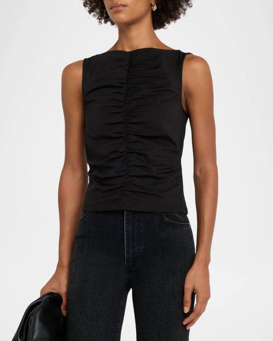 Frame - Ruched Sleeveless Top