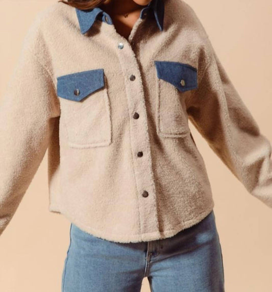 So Me - Sherpa & Denim Jacket