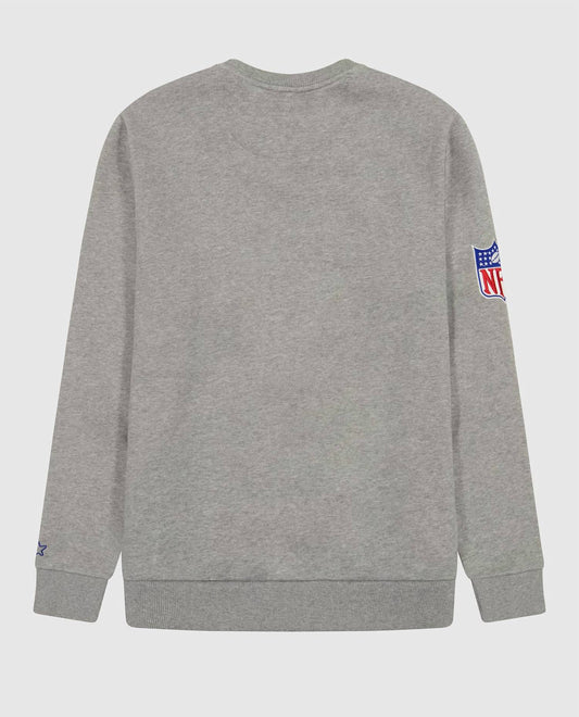 Starter - Men's Seattle Seahawks Crew Neck Sweatshirt With Zip Pockets