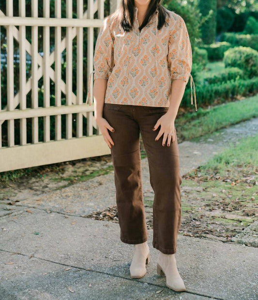 Marigold - Cara V-neck Blouse