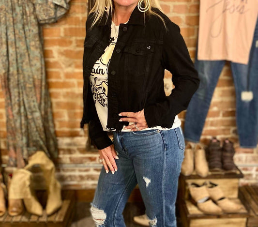 Hidden - Distressed Denim Jacket