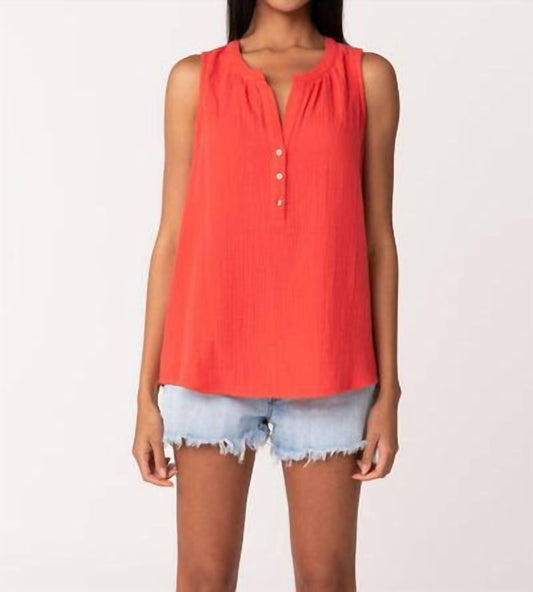 Lovestitch - Lue Henley Tank Top